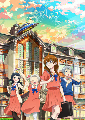 Poster showing 4-nin wa Sorezore Uso wo Tsuku Anime