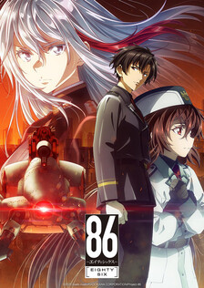 Poster showing 86 Eighty Six Part 2 Anime
