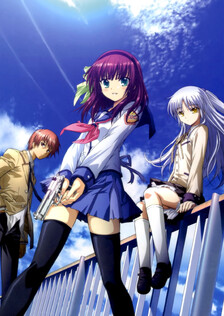 Poster showing Angel Beats! Anime