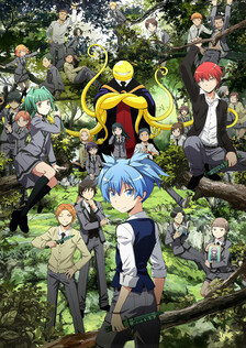 Poster showing Ansatsu Kyoushitsu 2nd Season Anime