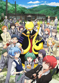 Poster showing Ansatsu Kyoushitsu Anime