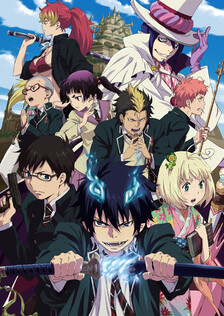 Poster showing Ao no Exorcist Anime