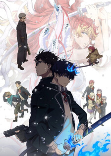 Poster showing Ao no Exorcist: Yuki no Hate-hen Anime