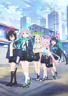 Poster showing Blue Archive the Animation Anime