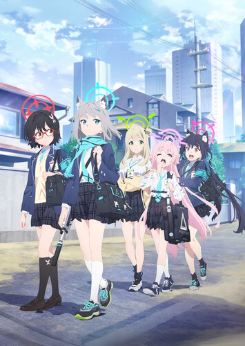 Poster showing Blue Archive the Animation Anime