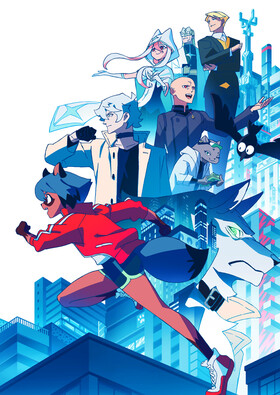 Poster showing BNA Anime