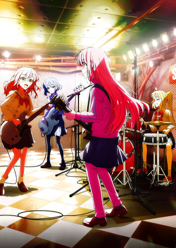 Poster showing Bocchi the Rock! Anime
