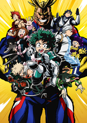 Poster showing Boku no Hero Academia Anime