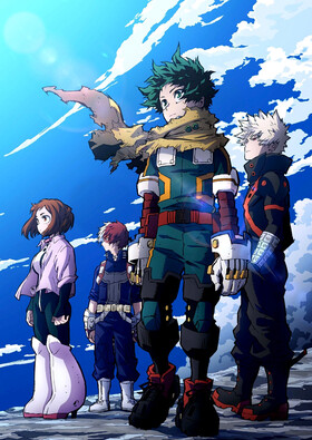 Poster showing Boku no Hero Academia 7th Season Anime