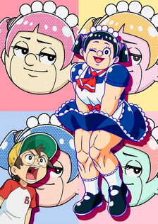 Poster showing Boku to Roboco Anime
