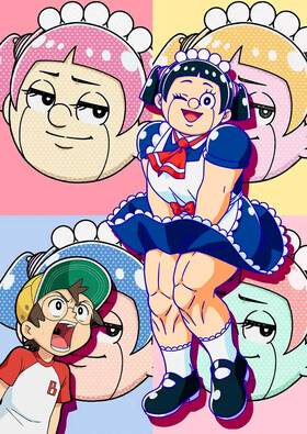 Poster showing Boku to Roboco Anime