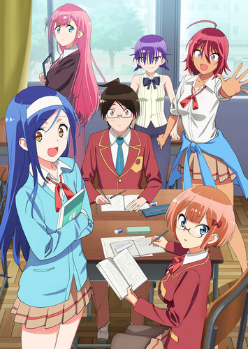 Poster showing Bokutachi wa Benkyou ga Dekinai Anime