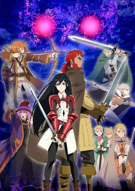 Poster showing Boukensha ni Naritai to Miyako ni Deteitta Musume ga S-Rank ni Natteta Anime