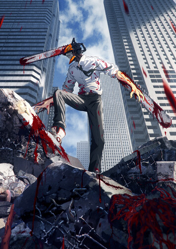Poster showing Chainsaw Man Anime