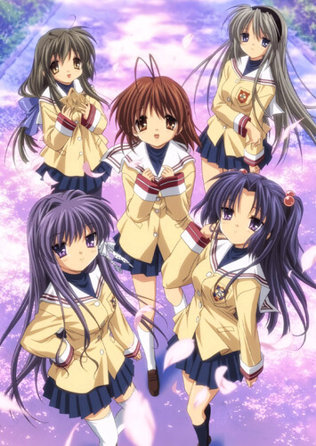 Poster showing Clannad Anime