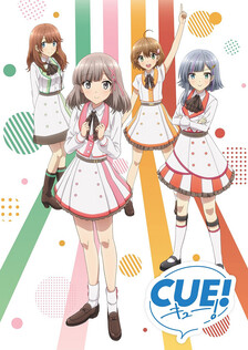 Poster showing Cue! Anime