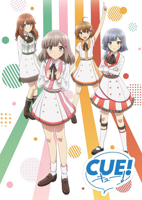 Poster showing Cue! Anime