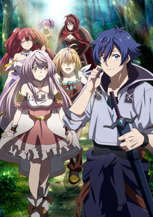 Poster showing Dekisokonai to Yobareta Motoeiyuu wa Jikka kara Tsuihou sareta node Sukikatte ni Ikiru Koto ni Shita Anime