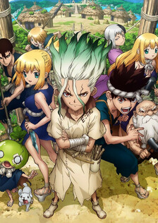 Poster showing Dr. Stone Anime