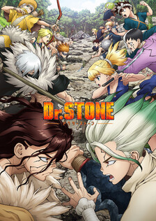 Poster showing Dr. Stone: Stone Wars Anime