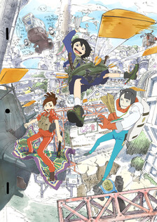 Poster showing Eizouken ni wa Te wo Dasu na! Anime