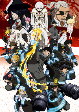 Poster showing Enen no Shouboutai: Ni no Shou Anime