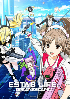 Poster showing Estab-Life: Great Escape Anime