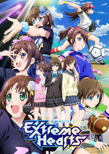 Poster showing Extreme Hearts Anime