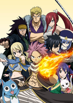Poster showing Fairy Tail (2014) Anime