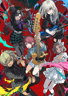 Poster showing Girls Band Cry Anime