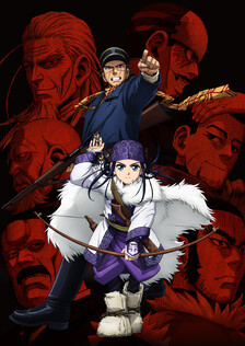 Poster showing Golden Kamuy Anime