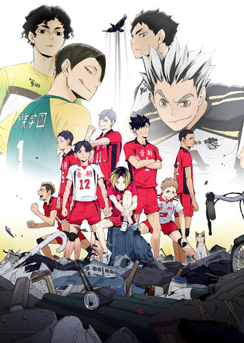 Poster showing Haikyuu!! Riku vs. Kuu Anime