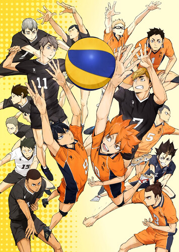 Poster showing Haikyuu!! To the Top Part 2 Anime