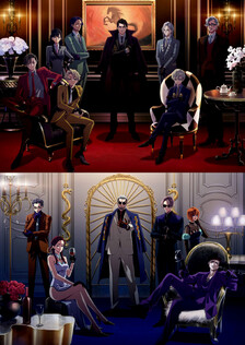 Poster showing High Card Season 2 Anime