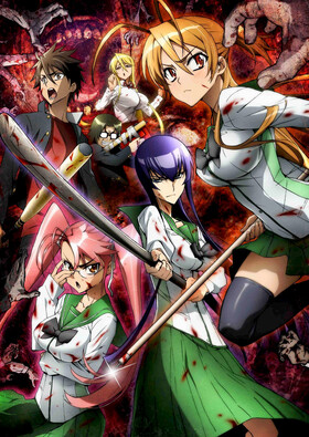 Poster showing Highschool of the Dead Anime