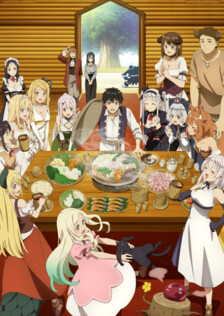 Poster showing Isekai Nonbiri Nouka 2 Anime