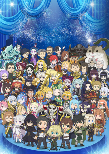 Poster showing Isekai Quartet 3 Anime