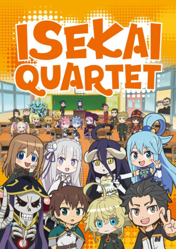 Poster showing Isekai Quartet Anime