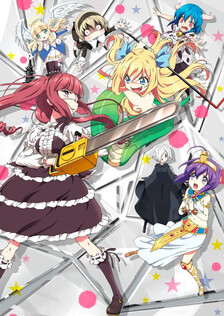 Poster showing Jashin-chan Dropkick Anime