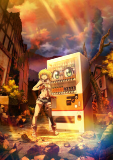 Poster showing Jidou Hanbaiki ni Umarekawatta Ore wa Meikyuu wo Samayou 2nd Season Anime