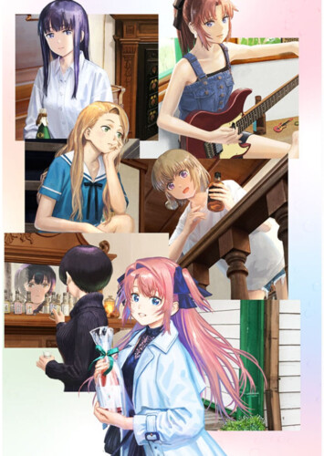 Poster showing Kamiina Botan, Yoeru Sugata wa Yuri no Hana Anime