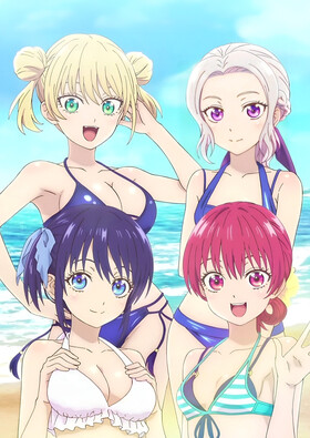 Poster showing Kanojo mo Kanojo Season 2 Anime