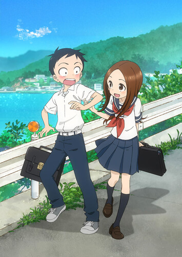 Poster showing Karakai Jouzu no Takagi-san Anime