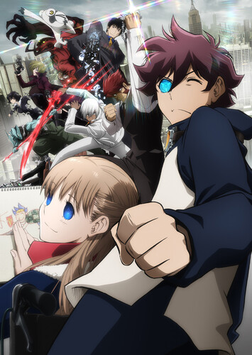 Poster showing Kekkai Sensen & Beyond Anime