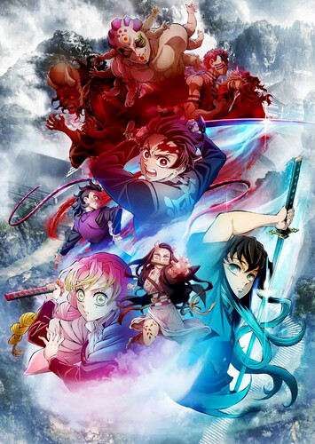 Poster showing Kimetsu no Yaiba: Katanakaji no Sato-hen Anime