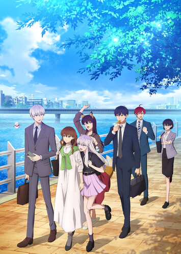 Poster showing Koori Zokusei Danshi to Cool na Douryou Joshi Anime