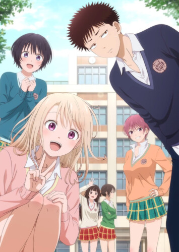Poster showing Kuroiwa Medaka ni Watashi no Kawaii ga Tsuujinai Anime
