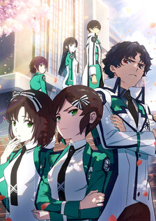 Poster showing Mahouka Koukou no Rettousei 3rd Season Anime