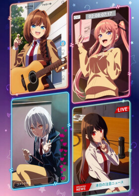 Poster showing Mayonaka Heart Tune Anime