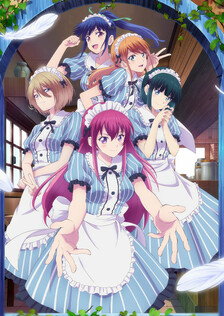 Poster showing Megami no Café Terrace Anime